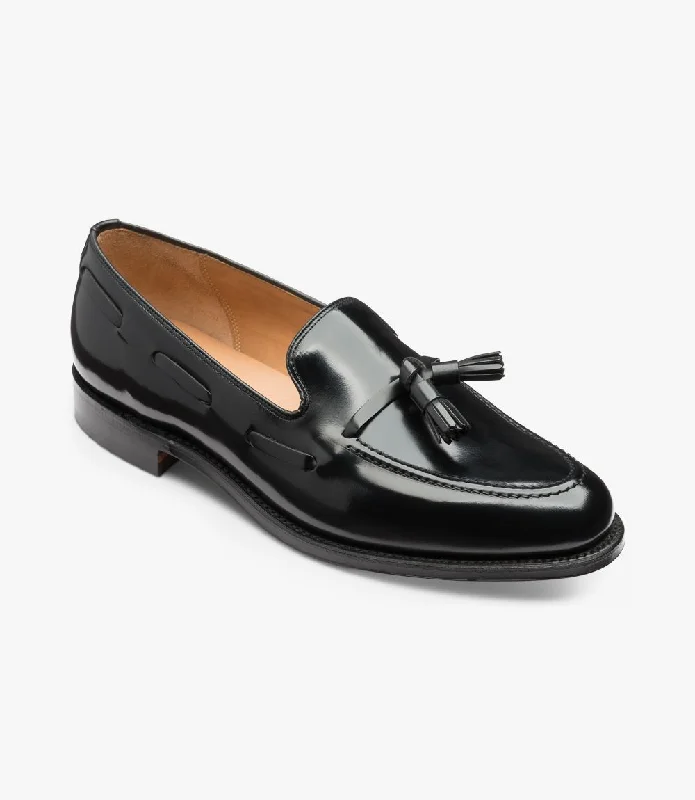 Men's loafers with a cushioned footbed Men's loafers with a cushioned footbed LOAKE Lincoln BLACK - Ready To Deliver