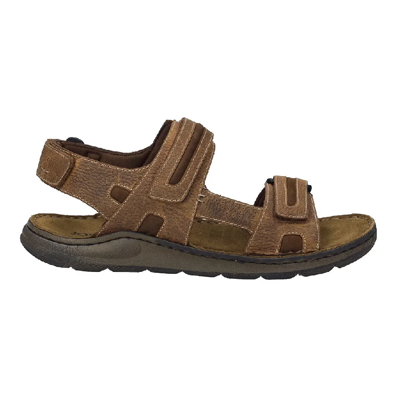 Men's sandals with a padded heel Men's sandals with a padded heel Josef Seibel 27123 TE514 370 Maverick 23 Cognac Men's sandals with a padded heel Men's sandals with a padded heel Josef Seibel 27123 TE514 370 Maverick 23 Cognac