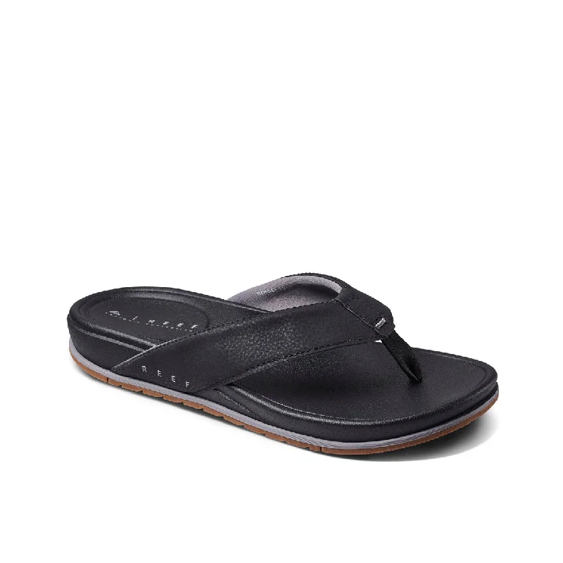 Men's sandals with a decorative buckle or charm Men's sandals with a decorative buckle or charm Mens Cushion Bonzer - Black / Gum