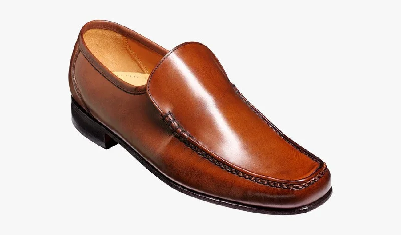 Men's loafers with a smooth leather finish Men's loafers with a smooth leather finish Barker Javron Loafer Shoe - Brown Burnished Calf Men's loafers with a smooth leather finish Men's loafers with a smooth leather finish Barker Javron Loafer Shoe - Brown Burnished Calf