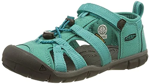 Men's sandals with a decorative buckle or charm Men's sandals with a decorative buckle or charm KEEN, Unisex Kinder Seacamp 2 CNX Sandalen , Baltic Caribbean Sea , 34 EU Men's sandals with a decorative buckle or charm Men's sandals with a decorative buckle or charm KEEN, Unisex Kinder Seacamp 2 CNX Sandalen , Baltic Caribbean Sea , 34 EU