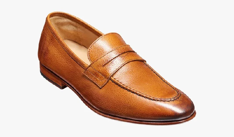 Men's leather loafers with a penny slot Men's leather loafers with a penny slot Barker Ledley Loafer Shoe - Cedar Grain Men's leather loafers with a penny slot Men's leather loafers with a penny slot Barker Ledley Loafer Shoe - Cedar Grain