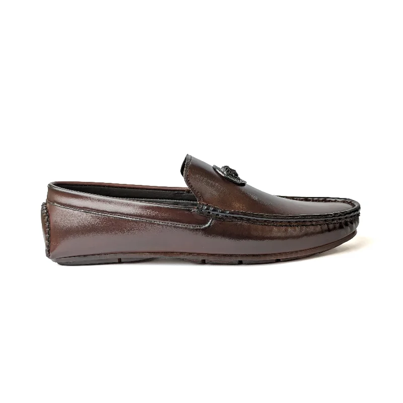 Men's leather loafers with a penny slot Men's leather loafers with a penny slot Brown Casual Loafer Men's leather loafers with a penny slot Men's leather loafers with a penny slot Brown Casual Loafer