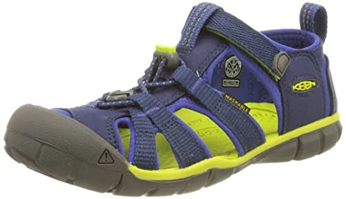 Men's leather sandals with an adjustable strap Men's leather sandals with an adjustable strap KEEN, Unisex Kinder Seacamp 2 CNX Sandalen , Blue Depths Chartreuse , 34 EU Men's leather sandals with an adjustable strap Men's leather sandals with an adjustable strap KEEN, Unisex Kinder Seacamp 2 CNX Sandalen , Blue Depths Chartreuse , 34 EU
