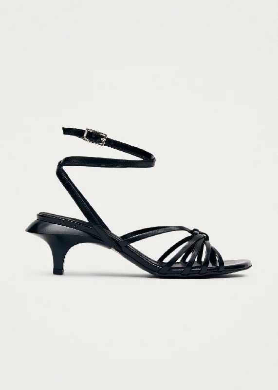 Men's sandals with a shock - absorbing insole Men's sandals with a shock - absorbing insole Soleia Black Leather Sandals