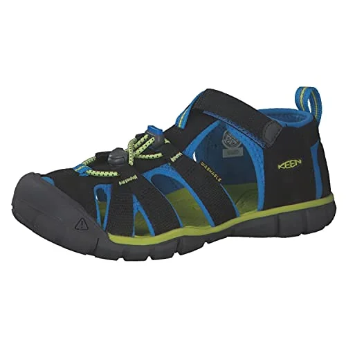 Flip - flop style men's sandals for beach wear Flip - flop style men's sandals for beach wear KEEN, Unisex Kinder Seacamp 2 CNX Sandalen , Black Brilliant Blue , 36 EU Flip - flop style men's sandals for beach wear Flip - flop style men's sandals for beach wear KEEN, Unisex Kinder Seacamp 2 CNX Sandalen , Black Brilliant Blue , 36 EU