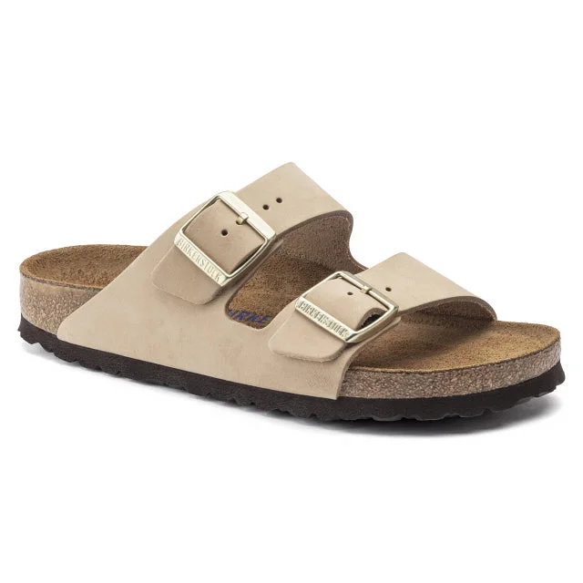 Men's sandals with a perforated leather upper for ventilation Men's sandals with a perforated leather upper for ventilation Arizona Soft Footbed Nubuck Leather - Narrow Men's sandals with a perforated leather upper for ventilation Men's sandals with a perforated leather upper for ventilation Arizona Soft Footbed Nubuck Leather - Narrow
