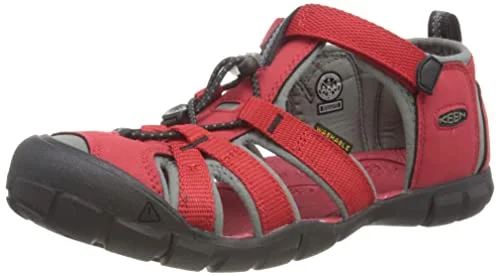 Flip - flop style men's sandals for beach wear Flip - flop style men's sandals for beach wear KEEN, Unisex Kinder Seacamp 2 CNX Sandalen , Racing Red Gargoyle , 32/33 EU Flip - flop style men's sandals for beach wear Flip - flop style men's sandals for beach wear KEEN, Unisex Kinder Seacamp 2 CNX Sandalen , Racing Red Gargoyle , 32/33 EU