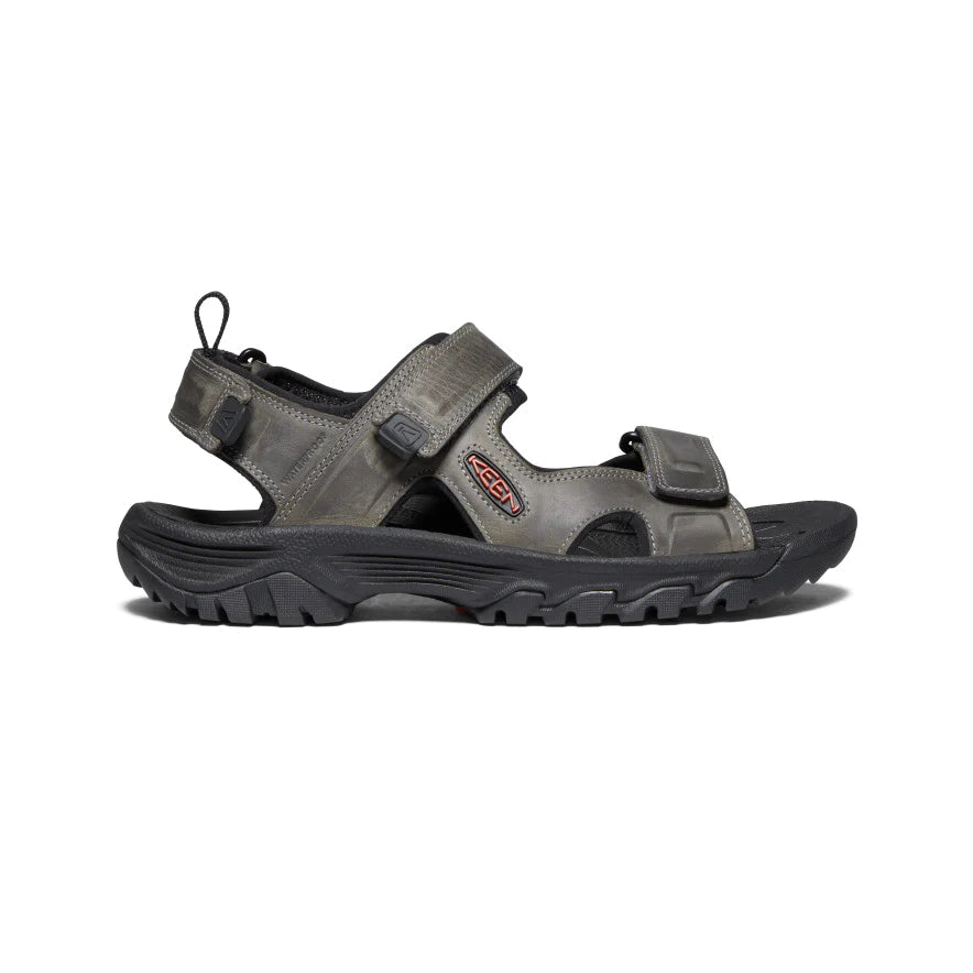 Men's sandals with a leather lining for comfort Men's sandals with a leather lining for comfort Targhee III Open Toe - Grey/Black Men's sandals with a leather lining for comfort Men's sandals with a leather lining for comfort Targhee III Open Toe - Grey/Black