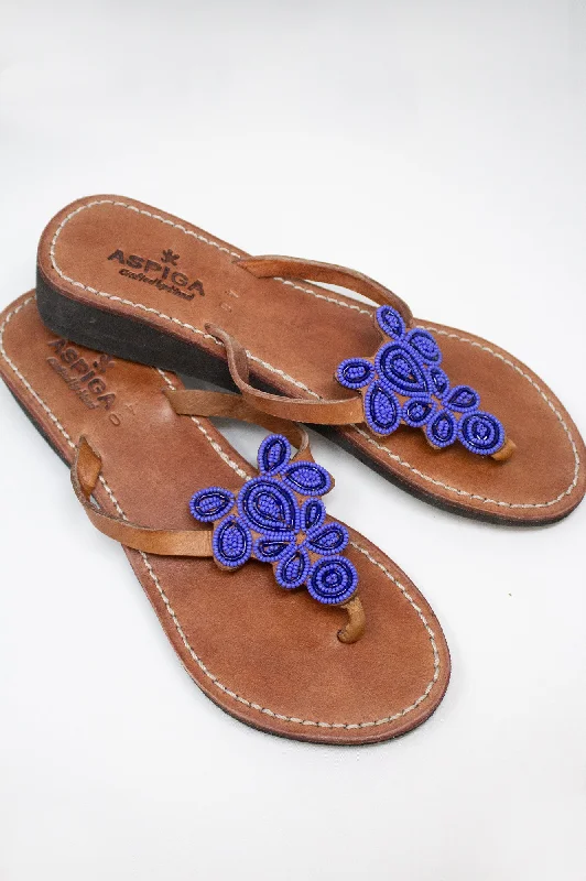 Waterproof men's sandals for water activities Waterproof men's sandals for water activities Mia Full Beaded Sandal | Navy/Cobalt Waterproof men's sandals for water activities Waterproof men's sandals for water activities Mia Full Beaded Sandal | Navy/Cobalt