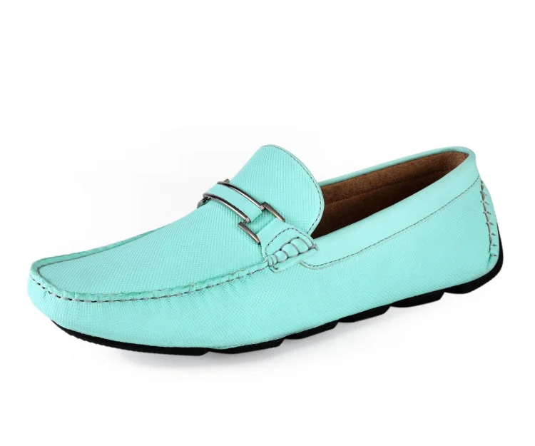 Men's leather loafers with a penny slot Men's leather loafers with a penny slot Briggs Mint