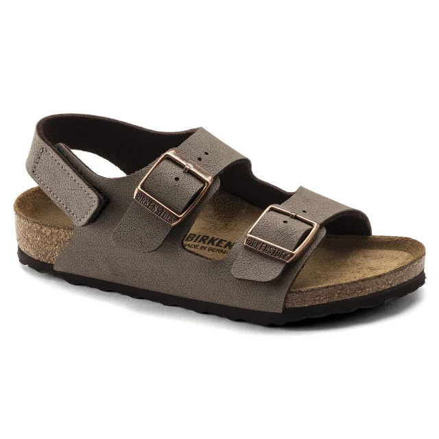 Men's sandals with a perforated leather upper for ventilation Men's sandals with a perforated leather upper for ventilation Kids' Milano Hook and Loop - Narrow