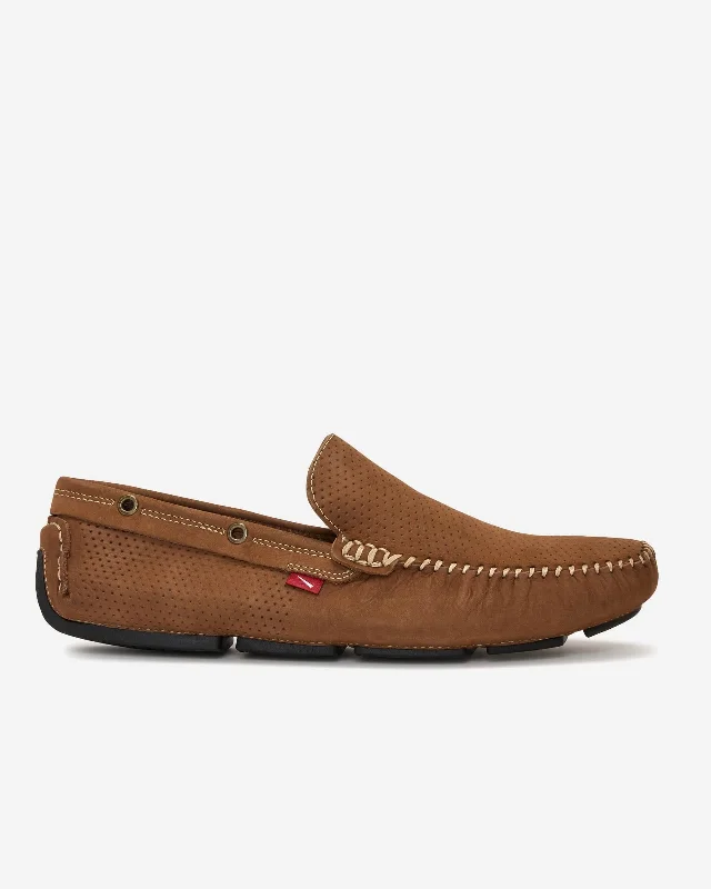 Men's loafers with a perforated leather upper for ventilation Men's loafers with a perforated leather upper for ventilation Xavius Loafers