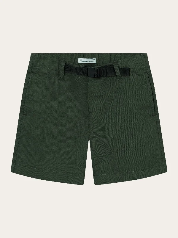 Baggy twill shorts belt details - Forrest Night