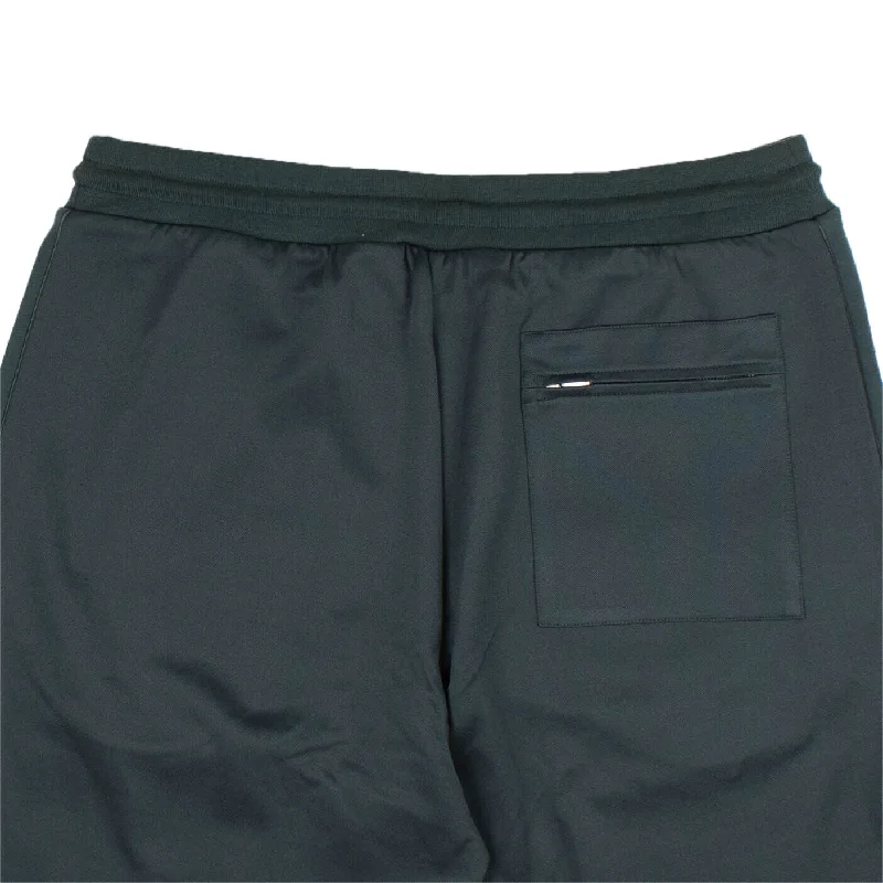 Dark Green Track Sweatshorts