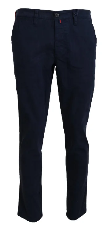 Domenico Tagliente Elegant Sapphire Dress Pants for Men's Men