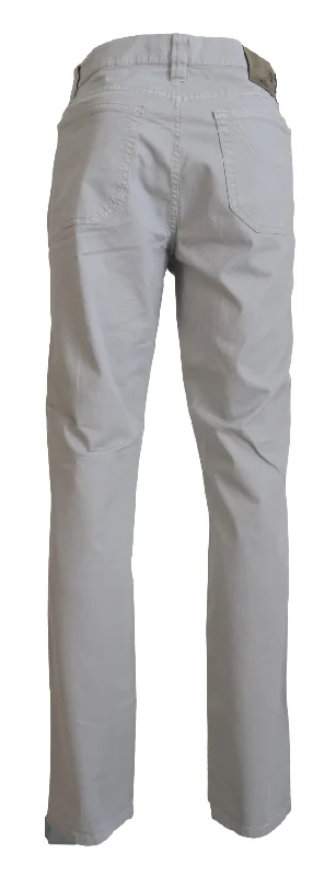 Jeckerson Elegant  Cotton Blend Men's Pants