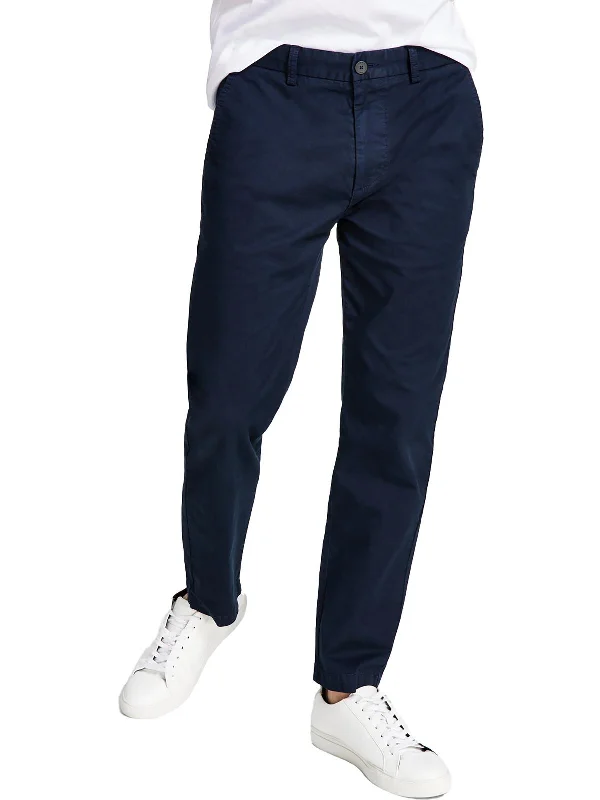 Jimi Mens Chino Regular-Fit Wide Leg Pants