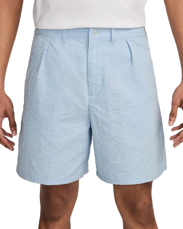 Men's Seersucker Shorts In Armory Blue