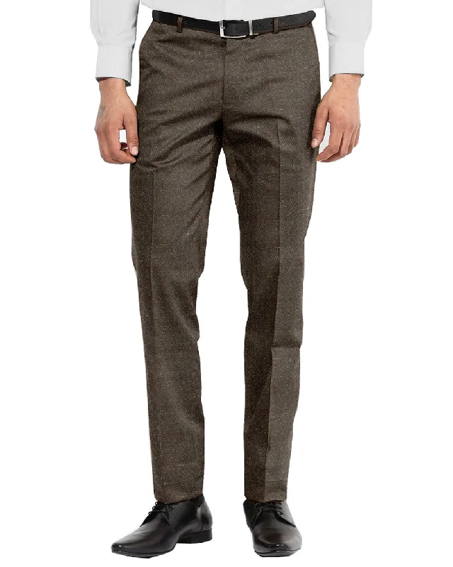 Molloy Herringbone Donegal Tweed Pants - Lovat