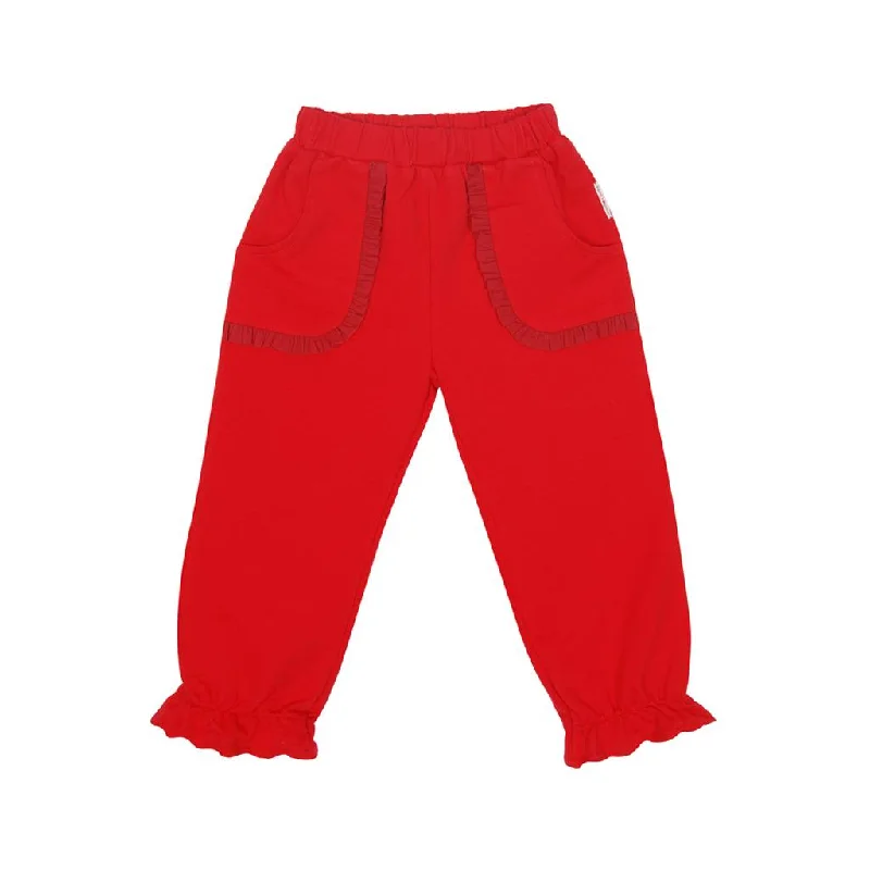 Tang' Roulou Sweatpants Sweet Red