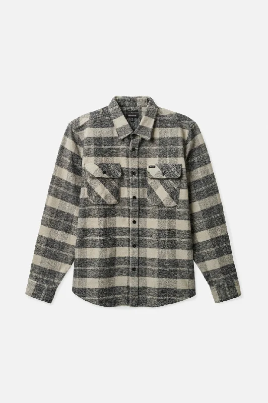 Bowery Heavyweight Flannel - Black/Charcoal