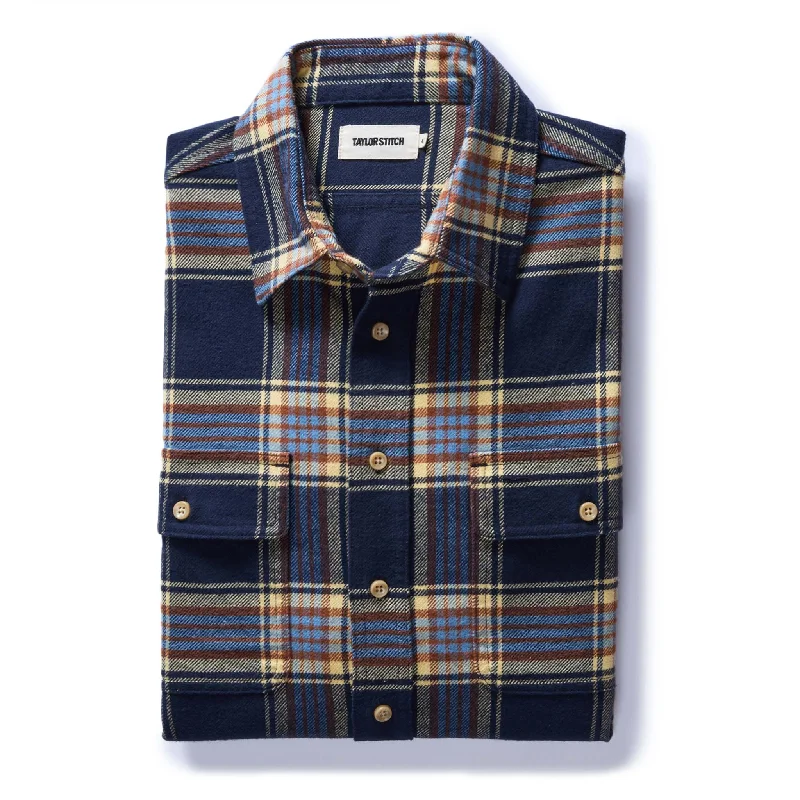 The Ledge Shirt in River Plaid