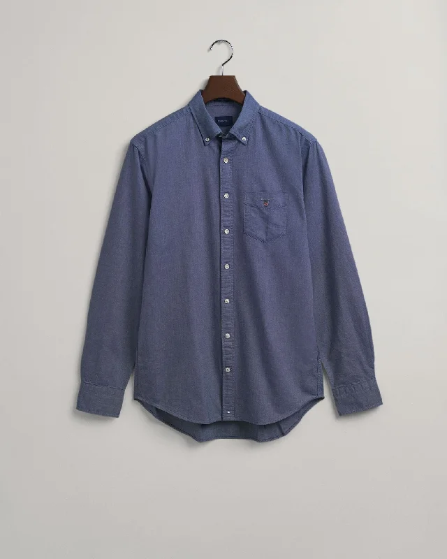 Reg Fit Oxford Shirt - Persian Blue