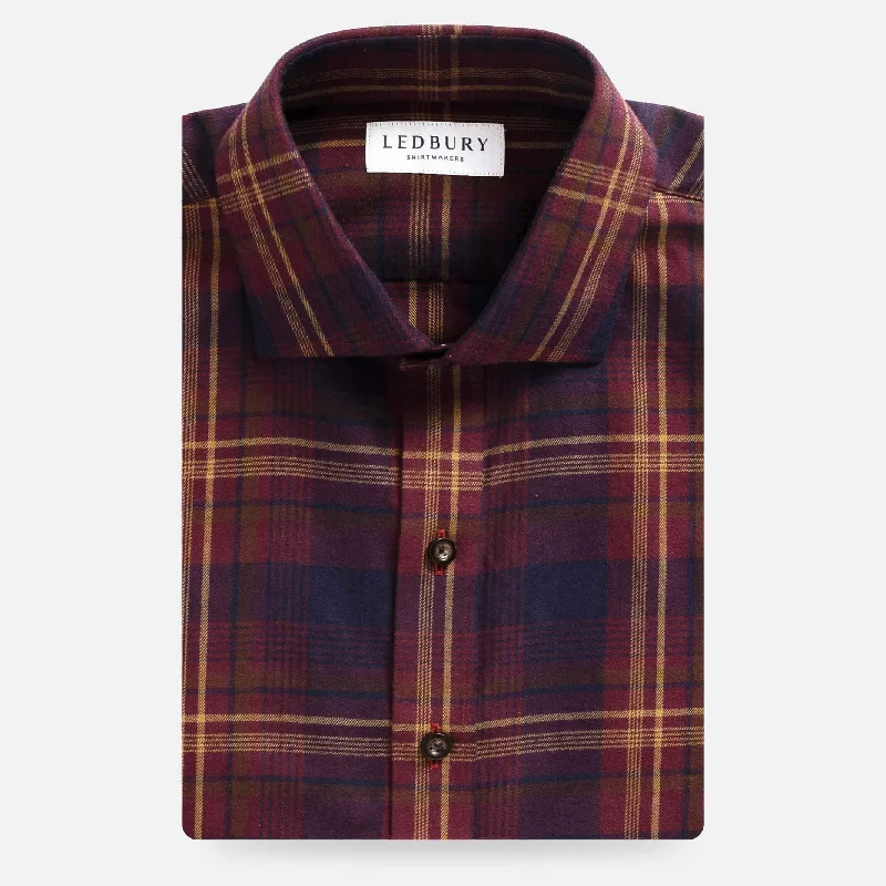 The Plum Woodly Plaid Custom Shirt