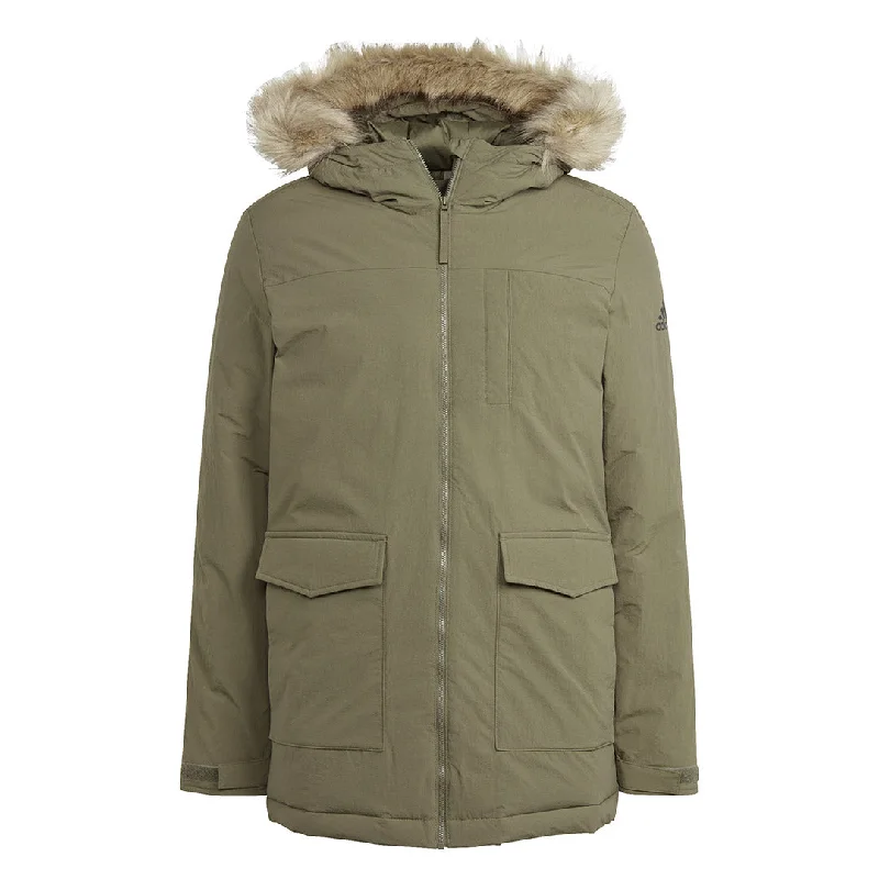 adidas - Men's Hooded Fur Parka (IK0551)