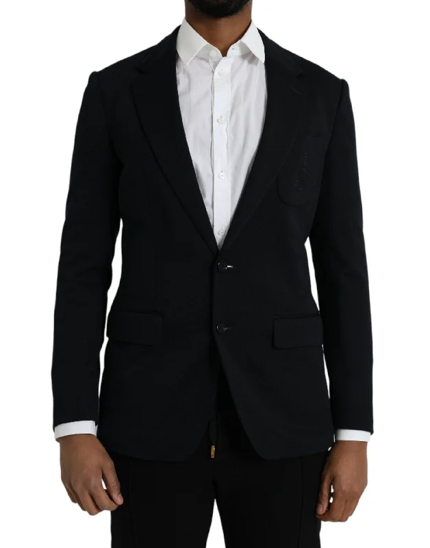 Dolce & Gabbana  Wool Notch Single Breasted Coat Men's Blazer