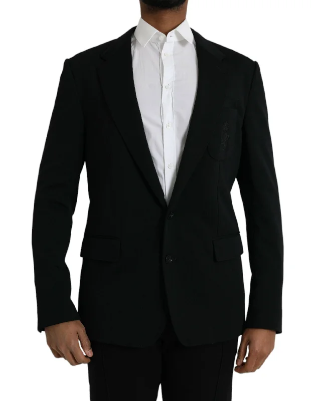 Dolce & Gabbana  Wool Single Breasted Coat Men's Blazer