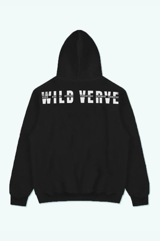 MOTIVATION IS TEMPORARY HOODIE (BLACK)