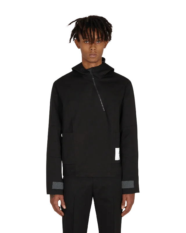 Diagonal Yuma Anorak Black