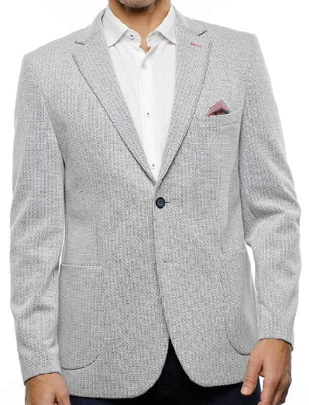 White & Navy Sport Coat (Tall)