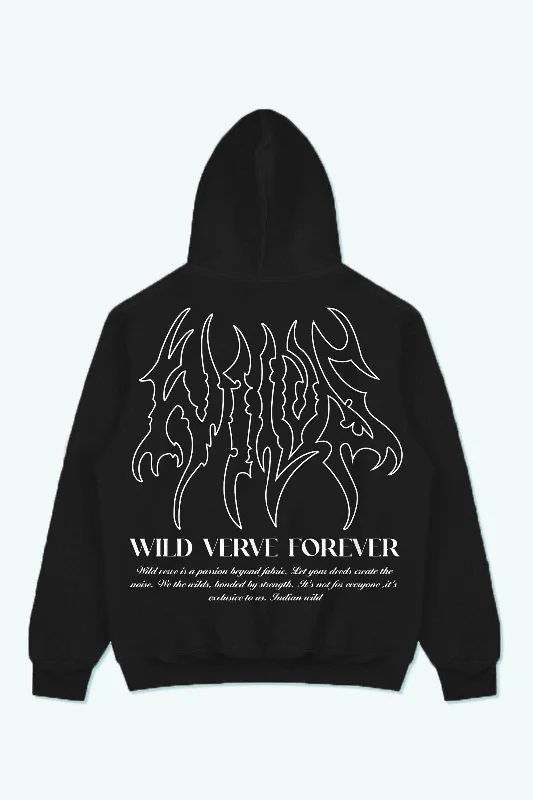 WILDS FLAME "PREMIUM" HOODIE (BLACK)