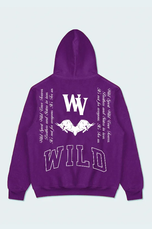 WV STAND UP "PREMIUM VINTAGE" HOODIE (PURPLE)