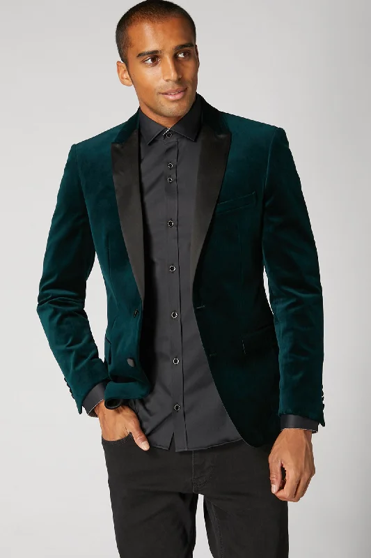 Remus Uomo Monte Green Velvet Jkt