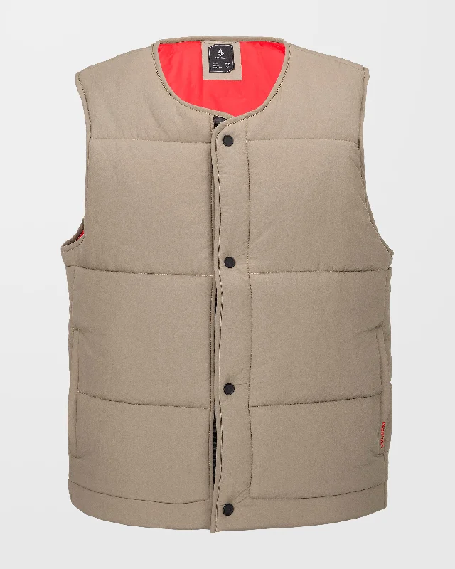 Layered Up Vest - Chestnut Brown