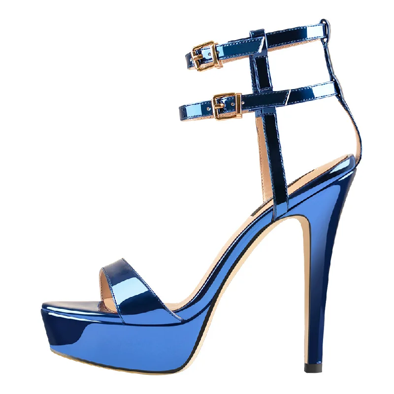 Men's sandals with a contrast stitching detailMen's sandals with a contrast stitching detailAnkle Double Buckle Strap Platform Stiletto High Heels Sandals Men's sandals with a contrast stitching detailMen's sandals with a contrast stitching detailAnkle Double Buckle Strap Platform Stiletto High Heels Sandals