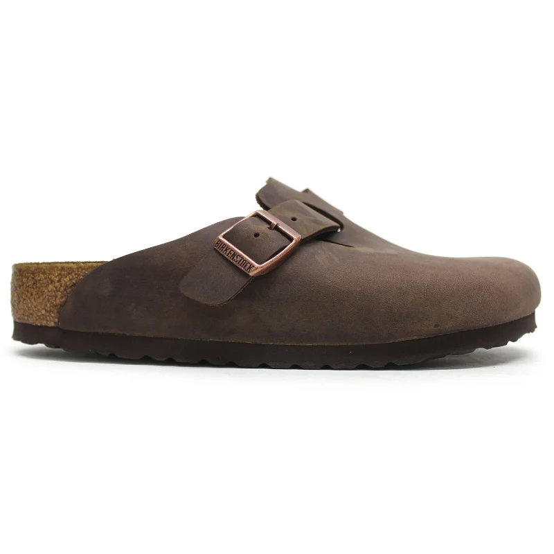 Men's sandals with a cushioned footbedMen's sandals with a cushioned footbedBoston Oiled Leather Unisex Slip On Sandals Men's sandals with a cushioned footbedMen's sandals with a cushioned footbedBoston Oiled Leather Unisex Slip On Sandals