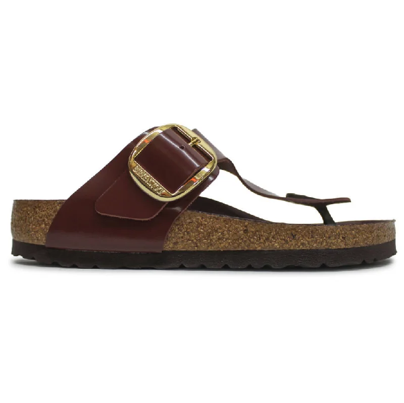 Men's sandals with a buckle closureMen's sandals with a buckle closureGizeh Big Buckle Leather Unisex Toe Post Sandals