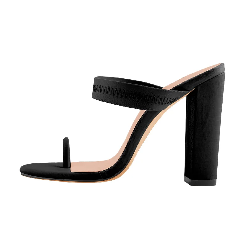 Men's sandals with a removable insole for cleaningMen's sandals with a removable insole for cleaningBlack Chunky High Heel Mules Toe Ring Sandals Men's sandals with a removable insole for cleaningMen's sandals with a removable insole for cleaningBlack Chunky High Heel Mules Toe Ring Sandals