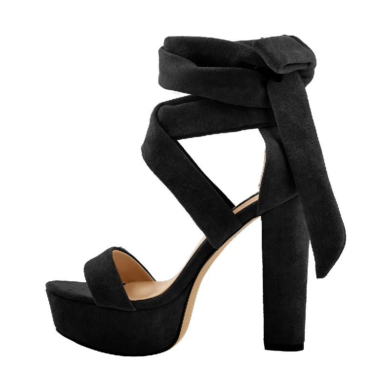 Men's sandals with a stretchy strap for a better fitMen's sandals with a stretchy strap for a better fitBlack Platform Chunky High Heel Lace Up Sandals Men's sandals with a stretchy strap for a better fitMen's sandals with a stretchy strap for a better fitBlack Platform Chunky High Heel Lace Up Sandals