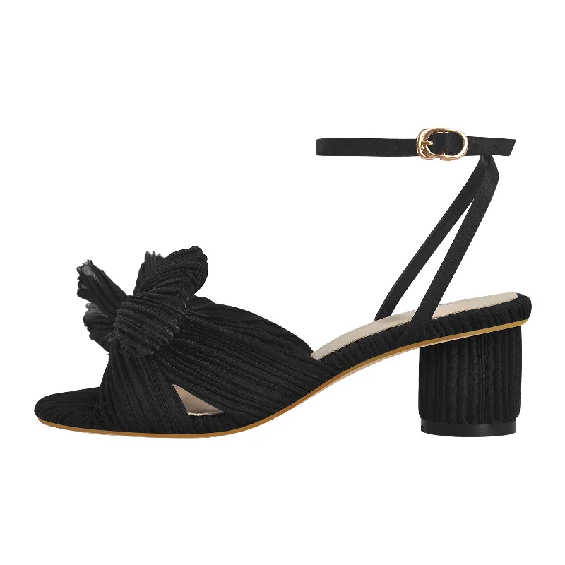 Men's sandals with a flexible sole for easy movementMen's sandals with a flexible sole for easy movementPleated Bowknot Mid Chunky Heel Sandals Men's sandals with a flexible sole for easy movementMen's sandals with a flexible sole for easy movementPleated Bowknot Mid Chunky Heel Sandals