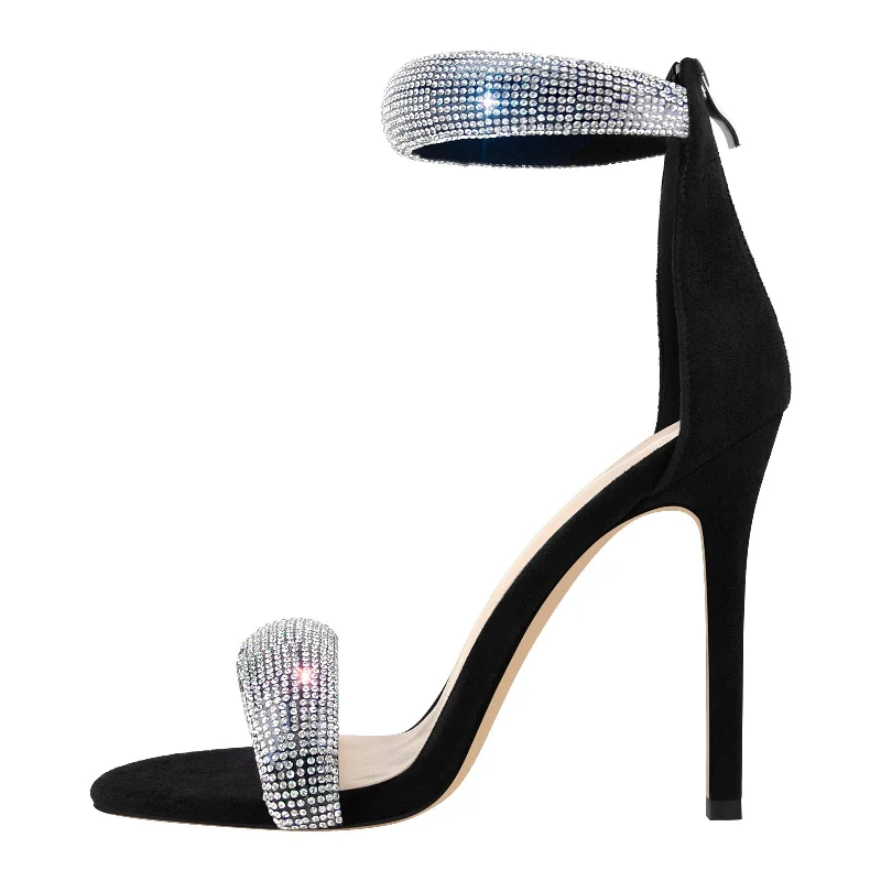 Men's sandals with a durable outer soleMen's sandals with a durable outer soleDouble Rhinestone Band Zipper Stiletto Sandals Men's sandals with a durable outer soleMen's sandals with a durable outer soleDouble Rhinestone Band Zipper Stiletto Sandals