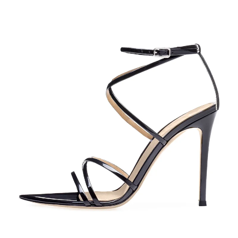Men's sandals with a toe post designMen's sandals with a toe post designGladiator Ankle Strap Pointed High Heels Sandals