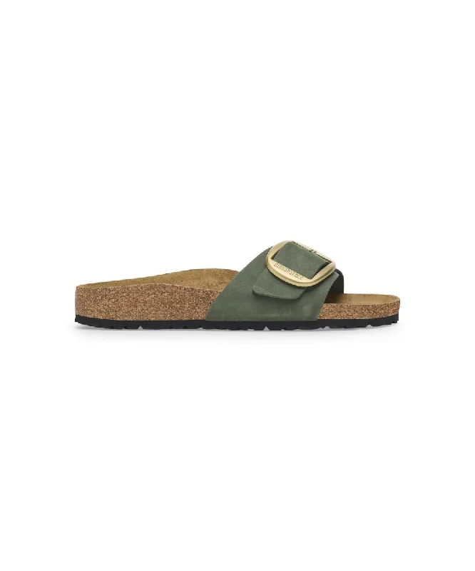 Men's sandals with a cushioned footbedMen's sandals with a cushioned footbedBIRKENSTOCK MADRID BIG BUCKLE NUBUCK LEATHER IN THYME Men's sandals with a cushioned footbedMen's sandals with a cushioned footbedBIRKENSTOCK MADRID BIG BUCKLE NUBUCK LEATHER IN THYME