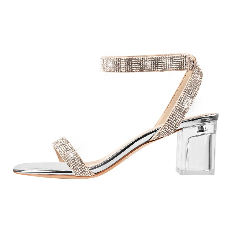 Men's sandals with a flexible sole for easy movementMen's sandals with a flexible sole for easy movementRhinestone Strap Clear Block Chunky Sandals Men's sandals with a flexible sole for easy movementMen's sandals with a flexible sole for easy movementRhinestone Strap Clear Block Chunky Sandals