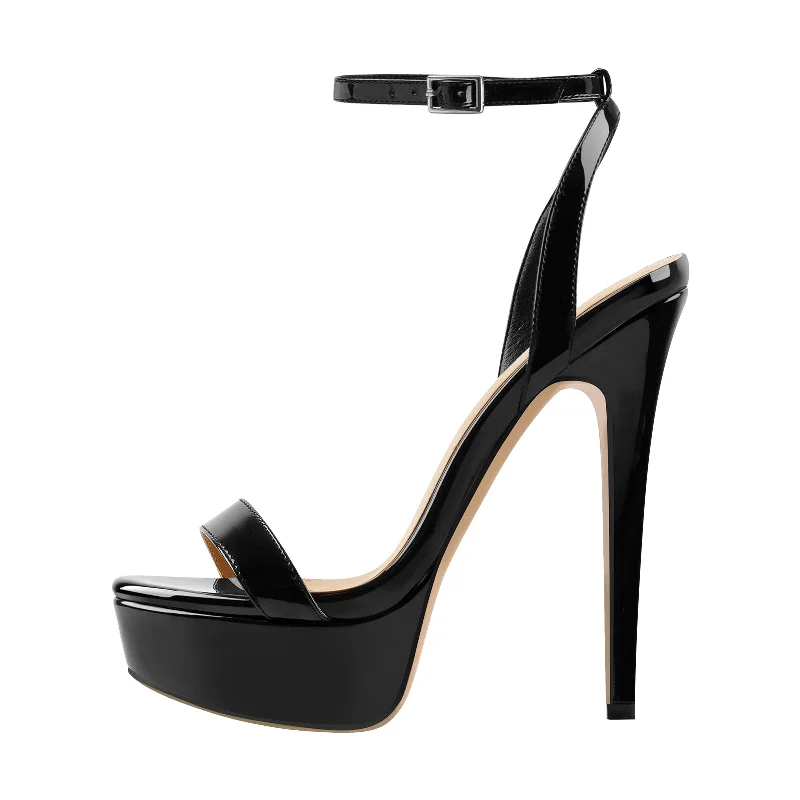 Men's sandals with a padded heelMen's sandals with a padded heelRound Toe Ankle Strap Platform Stiletto Sandals Men's sandals with a padded heelMen's sandals with a padded heelRound Toe Ankle Strap Platform Stiletto Sandals